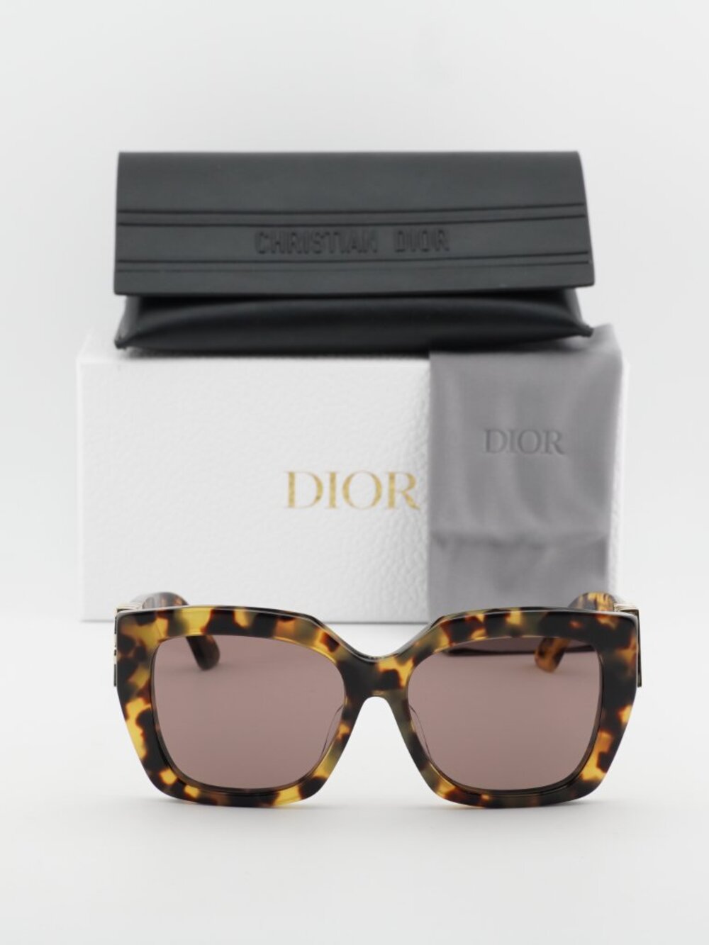 Dior MISSDIOR S2F 26D0 Square Sunglasses - Havana / Bordeaux - Picture 7 of 11